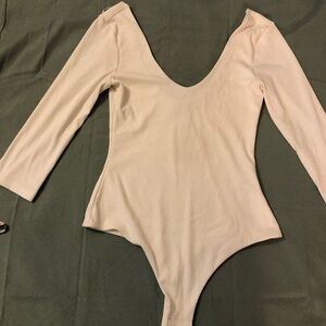 H&M Beige Long Sleeve Top
